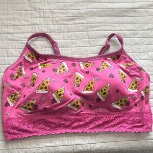 Torrid Curve Pink Pizza Skull Print Bralette